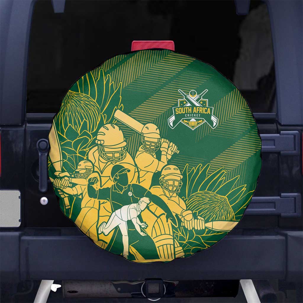South Africa Cricket Champion Spare Tire Cover Proteas Rock The World - Wonder Print Shop