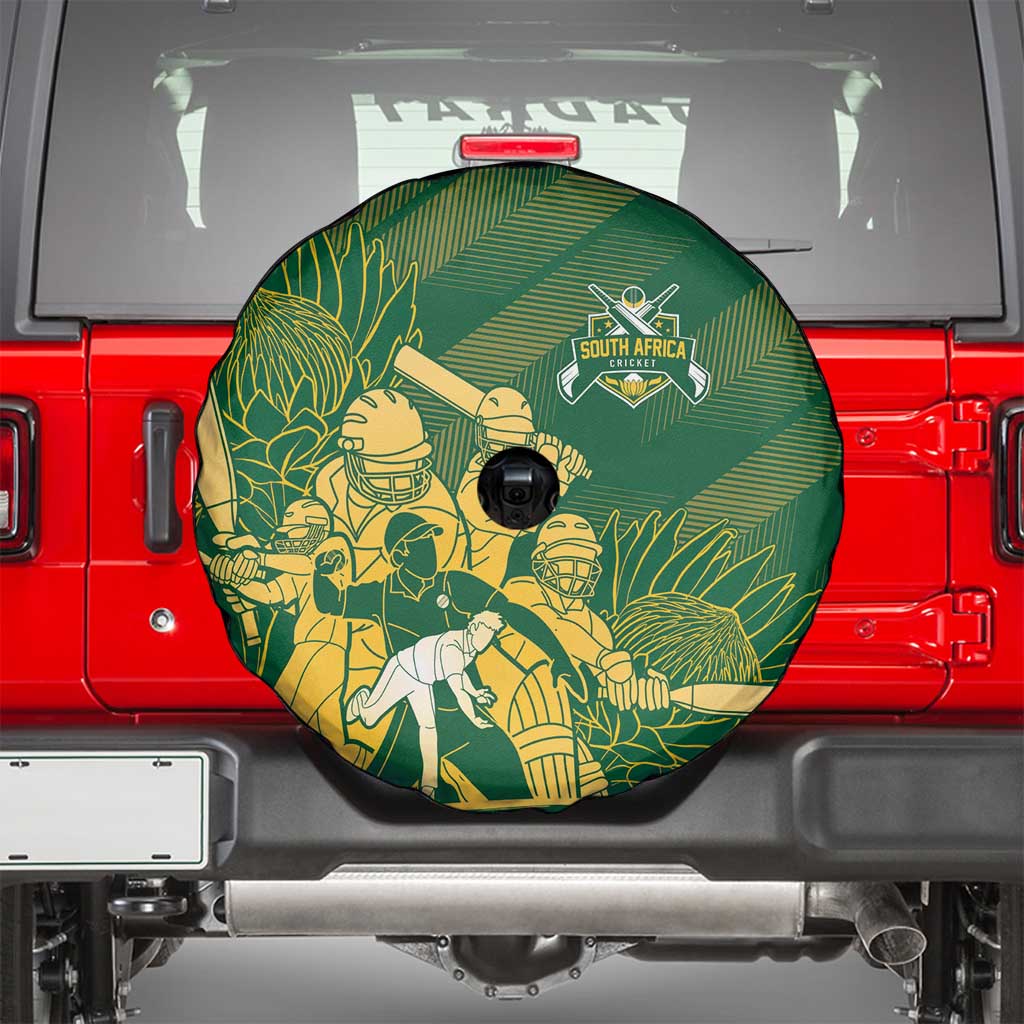 South Africa Cricket Champion Spare Tire Cover Proteas Rock The World - Wonder Print Shop