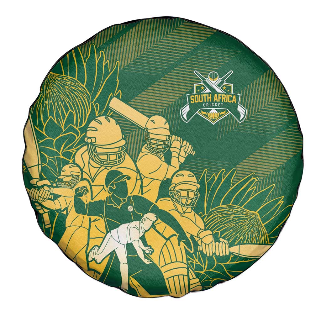 South Africa Cricket Champion Spare Tire Cover Proteas Rock The World - Wonder Print Shop