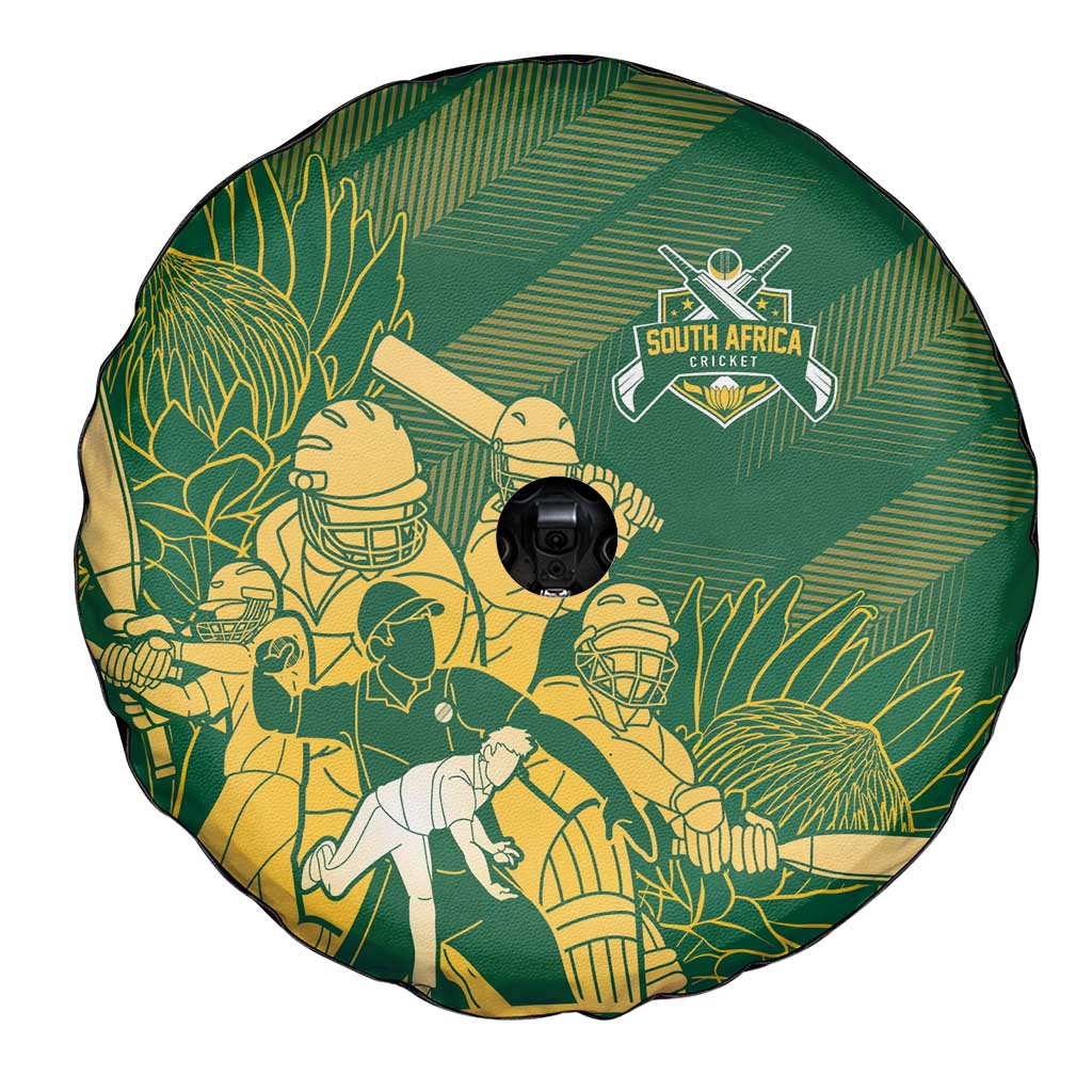 South Africa Cricket Champion Spare Tire Cover Proteas Rock The World - Wonder Print Shop