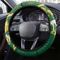 South Africa Cricket Champion Steering Wheel Cover Proteas Rock The World - Wonder Print Shop