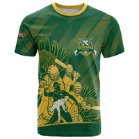 South Africa Cricket Champion Custom T Shirt Proteas Rock The World - Wonder Print Shop