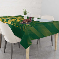 South Africa Cricket Champion Tablecloth Proteas Rock The World - Wonder Print Shop