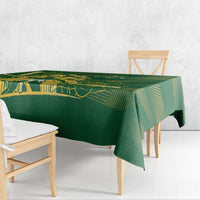 South Africa Cricket Champion Tablecloth Proteas Rock The World - Wonder Print Shop