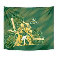 South Africa Cricket Champion Tapestry Proteas Rock The World - Wonder Print Shop