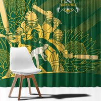South Africa Cricket Champion Window Curtain Proteas Rock The World - Wonder Print Shop