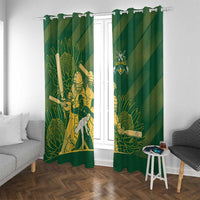 South Africa Cricket Champion Window Curtain Proteas Rock The World - Wonder Print Shop