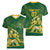 South Africa Cricket Champion Custom Women V-Neck T-Shirt Proteas Rock The World - Wonder Print Shop