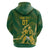 South Africa Cricket Champion Custom Zip Hoodie Proteas Rock The World - Wonder Print Shop
