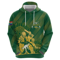 South Africa Cricket Champion Custom Zip Hoodie Proteas Rock The World - Wonder Print Shop