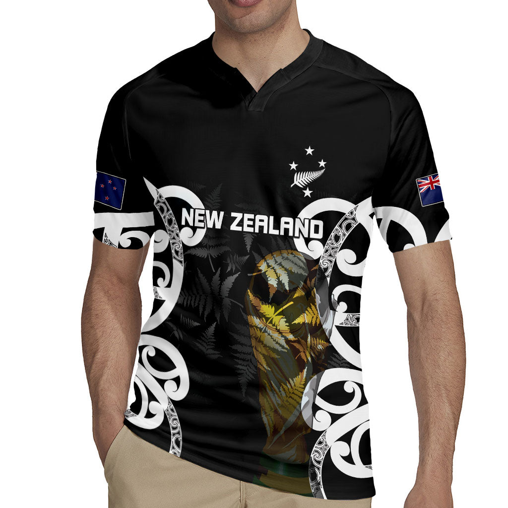 New Zealand WC2026 Custom Black Rugby Jersey Silver Fern