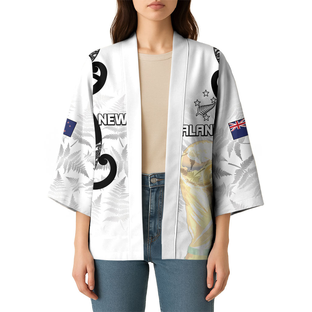 New Zealand WC2026 Custom White Kimono Silver Fern