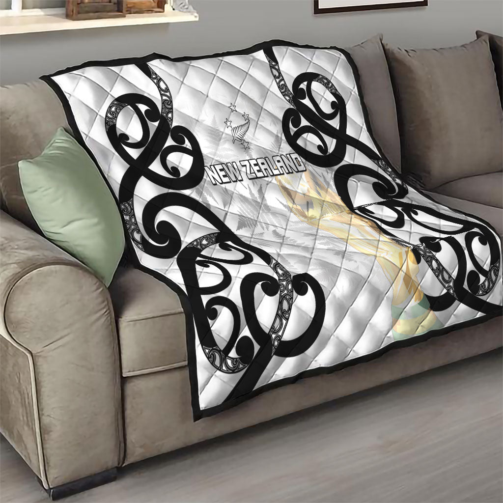 New Zealand WC2026 White Quilt Silver Fern
