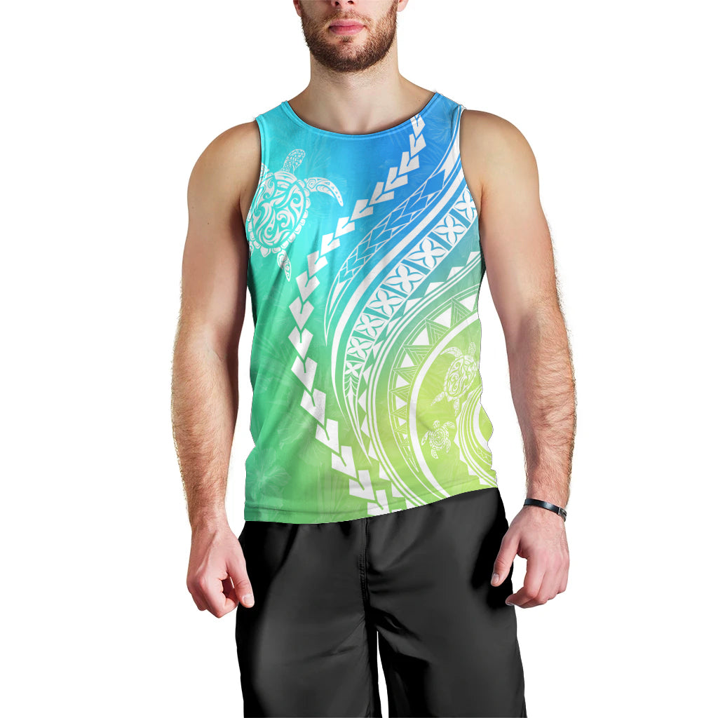 polynesian-pride-men-tank-top-turtle-hibiscus-luxury-style-gradient-blue
