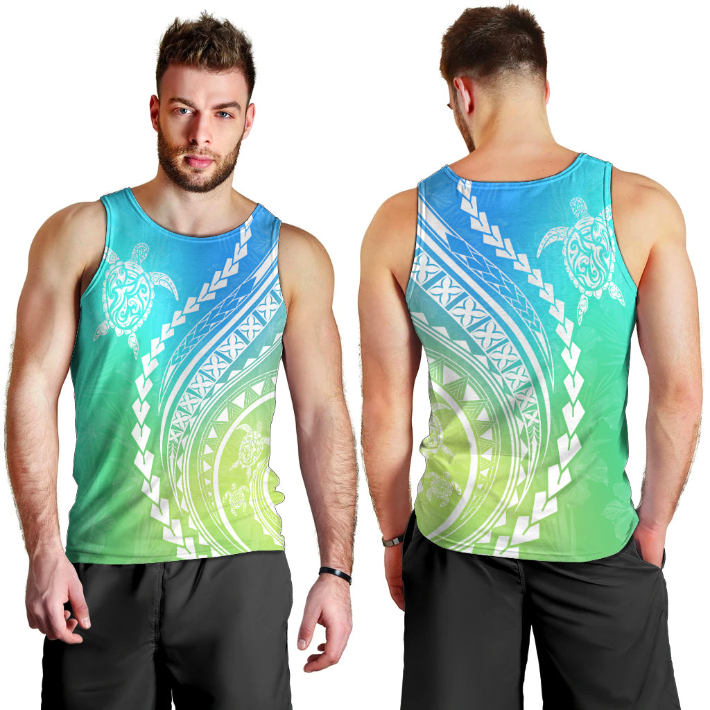 polynesian-pride-men-tank-top-turtle-hibiscus-luxury-style-gradient-blue