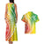 Polynesian Pride Couples Matching Tank Maxi Dress and Hawaiian Shirt Turtle Hibiscus Luxury Style - Reggae LT7 - Wonder Print Shop