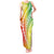 Polynesian Pride Tank Maxi Dress Turtle Hibiscus Luxury Style - Reggae - Wonder Print Shop