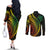 polynesian-pride-couples-matching-off-the-shoulder-long-sleeve-dress-and-long-sleeve-button-shirts-turtle-hibiscus-luxury-style-reggae-ver2