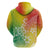 Polynesia Hoodie Plumeria Reggae Curves - Wonder Print Shop
