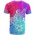 Polynesia T Shirt Plumeria Galaxy Gradient Curves - Wonder Print Shop