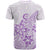 Polynesia T Shirt Plumeria Lavender Curves - Wonder Print Shop