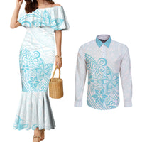 polynesia-couples-matching-mermaid-dress-and-long-sleeve-button-shirts-plumeria-turquoise-curves