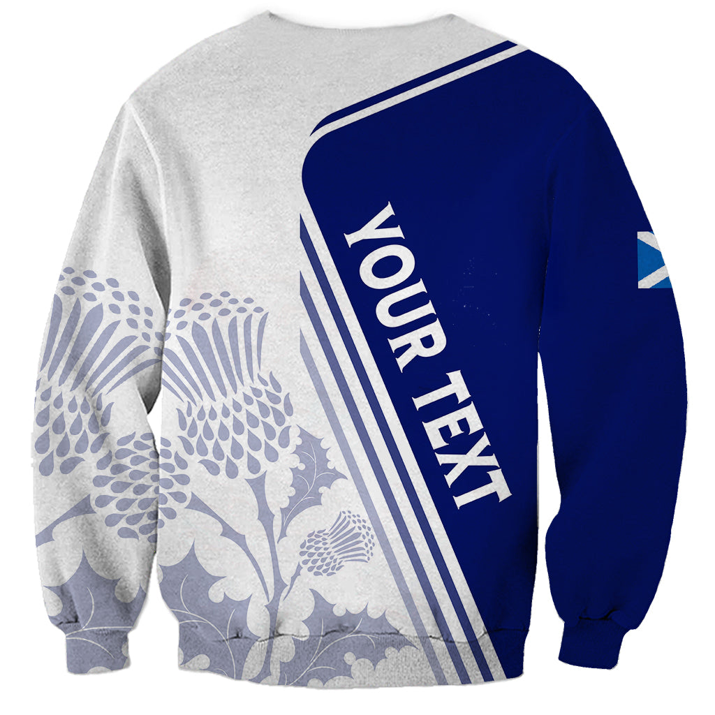 Personalised Scotland Rugby Sweatshirt 2023 World Cup The Thistle - Wonder Print Shop