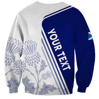Personalised Scotland Rugby Sweatshirt 2023 World Cup The Thistle - Wonder Print Shop