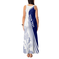 Personalised Scotland Rugby Tank Maxi Dress 2023 World Cup The Thistle - Wonder Print Shop