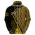 Personalised South African Heritage Day Hoodie Kente Ethnic Patterns Mix Protea - Wonder Print Shop