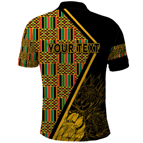Personalised South African Heritage Day Tank Maxi Dress Kente Ethnic Patterns Mix Protea LT7 main image 0