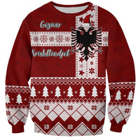 Albanian Eagle Simple Style Christmas Pattern Sweatshirt LT7