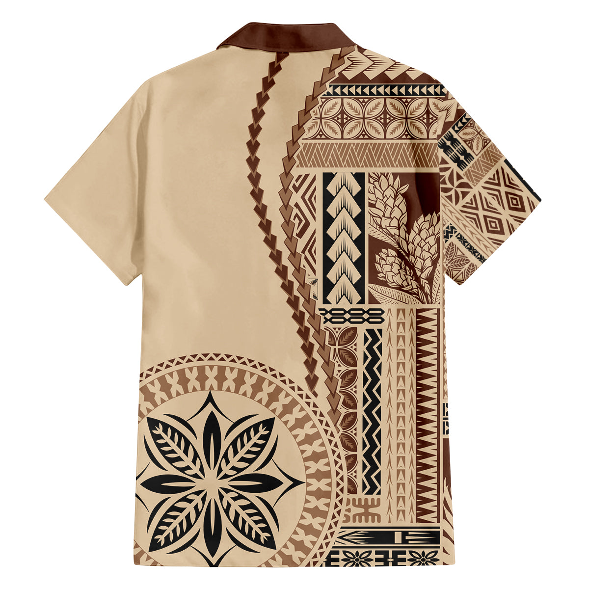 Samoa Siapo Motif Family Matching Long Sleeve Bodycon Dress and Hawaiian Shirt Classic Style LT7 - Wonder Print Shop