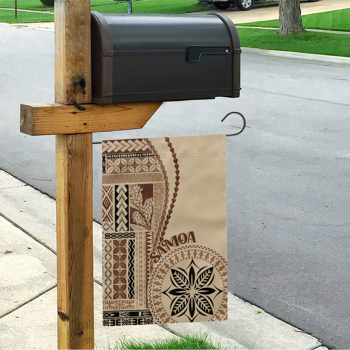 Samoa Siapo Motif Garden Flag Classic Style - Wonder Print Shop