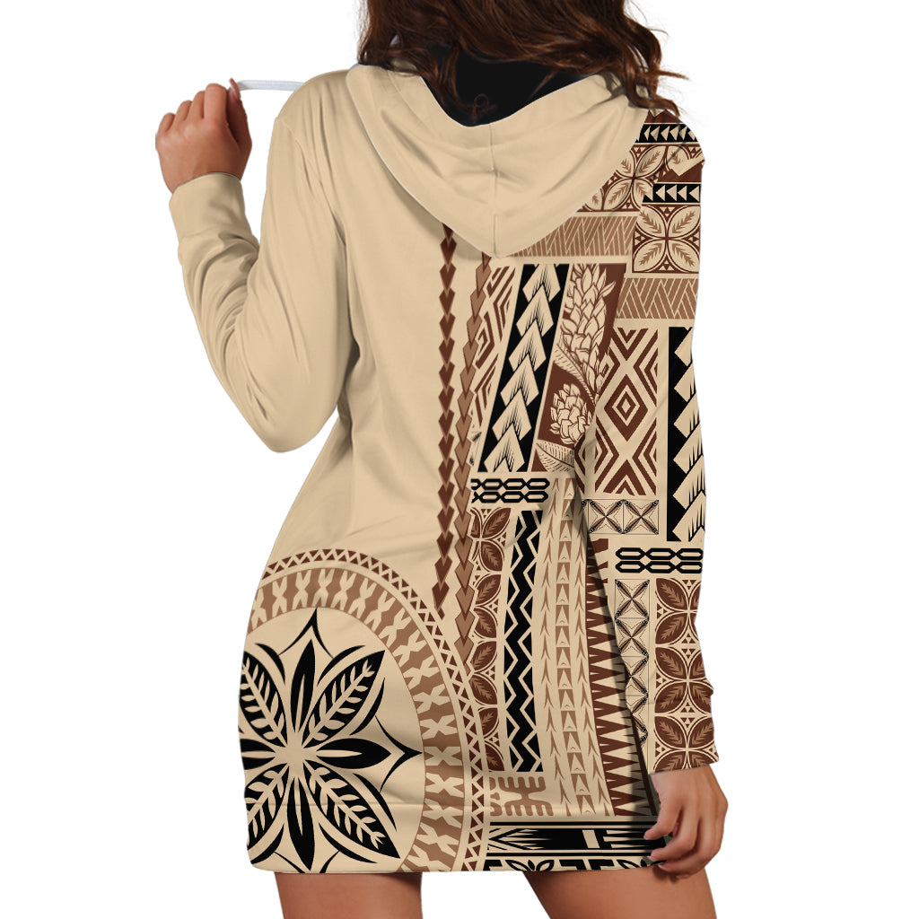 Samoa Siapo Motif Hoodie Dress Classic Style - Wonder Print Shop
