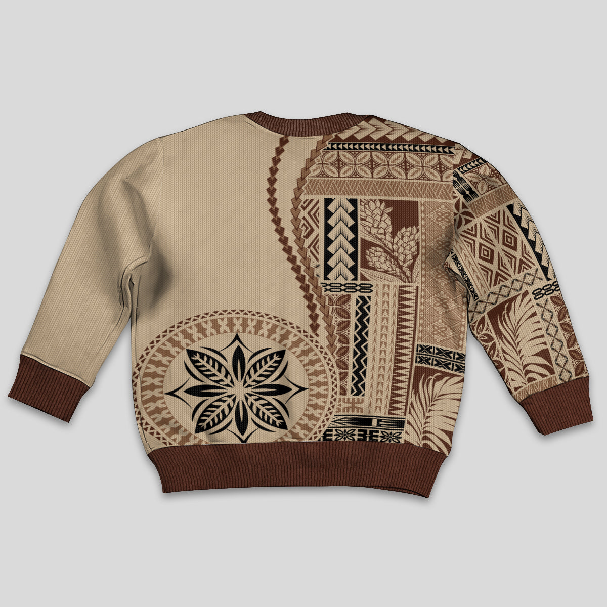 Samoa Siapo Motif Kid Ugly Christmas Sweater Classic Style - Wonder Print Shop