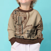 Samoa Siapo Motif Kid Ugly Christmas Sweater Classic Style - Wonder Print Shop