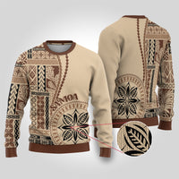 Samoa Siapo Motif Ugly Christmas Sweater Classic Style - Wonder Print Shop