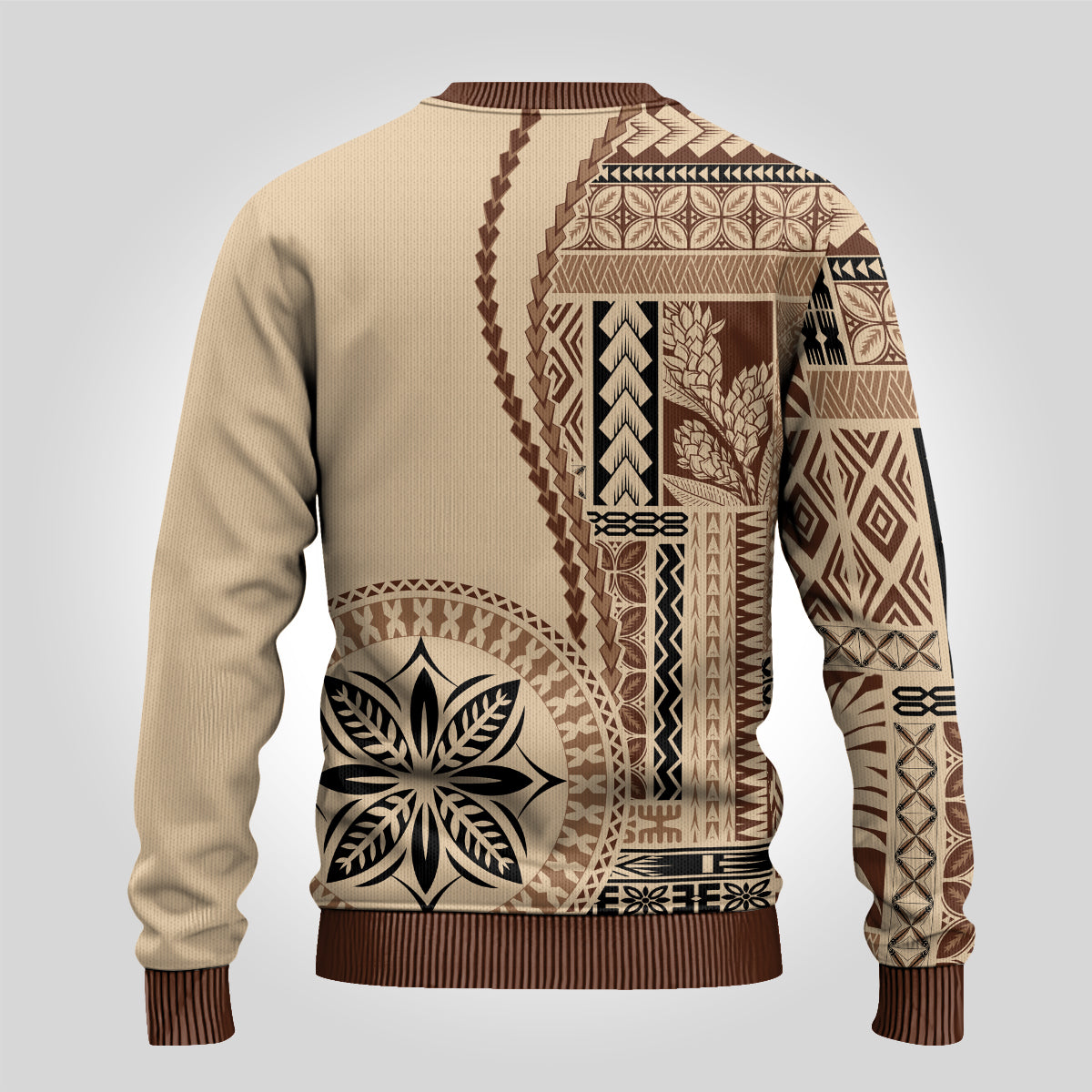 Samoa Siapo Motif Ugly Christmas Sweater Classic Style - Wonder Print Shop
