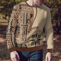 Samoa Siapo Motif Ugly Christmas Sweater Classic Style - Wonder Print Shop