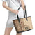 Samoa Siapo Motif Leather Tote Bag Classic Style - Wonder Print Shop