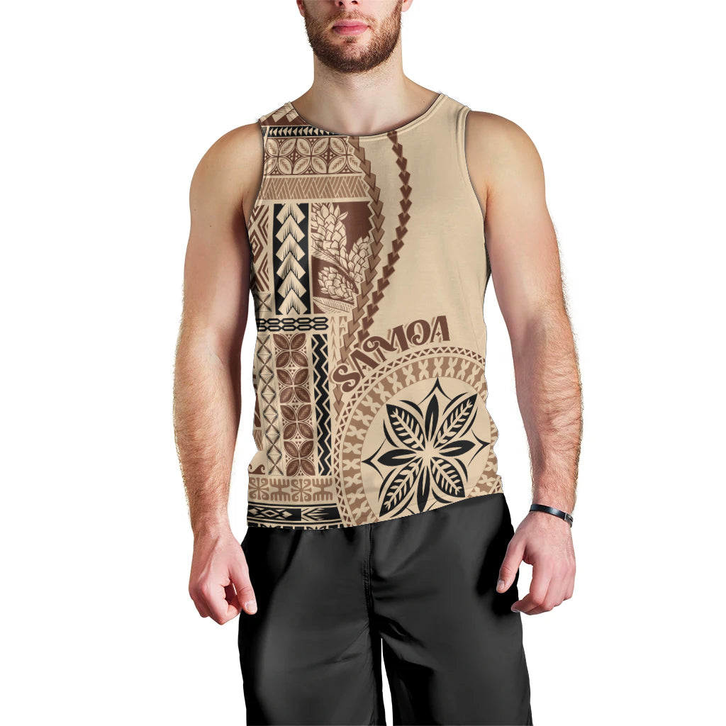 Samoa Siapo Motif Men Tank Top Classic Style - Wonder Print Shop