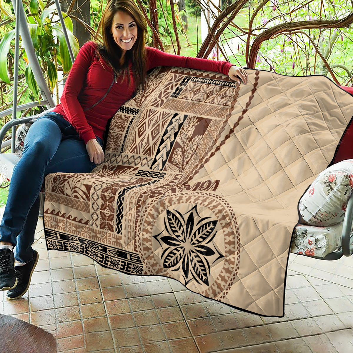 Samoa Siapo Motif Quilt Classic Style - Wonder Print Shop
