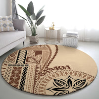samoa-siapo-motif-round-carpet-classic-style
