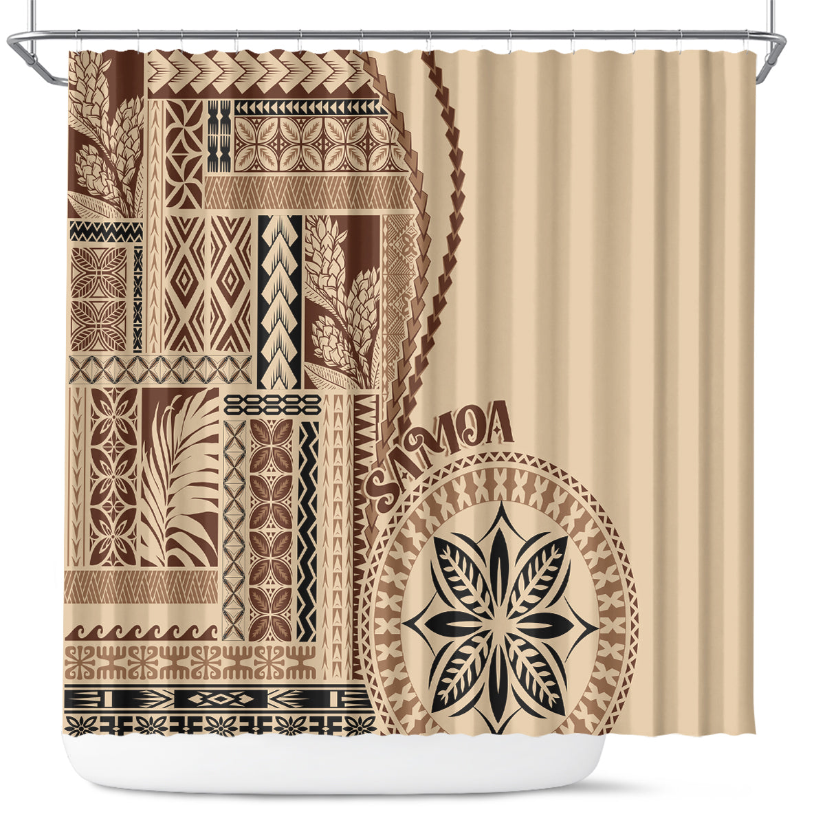 samoa-siapo-motif-shower-curtain-classic-style