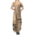 Samoa Siapo Motif Summer Maxi Dress Classic Style - Wonder Print Shop