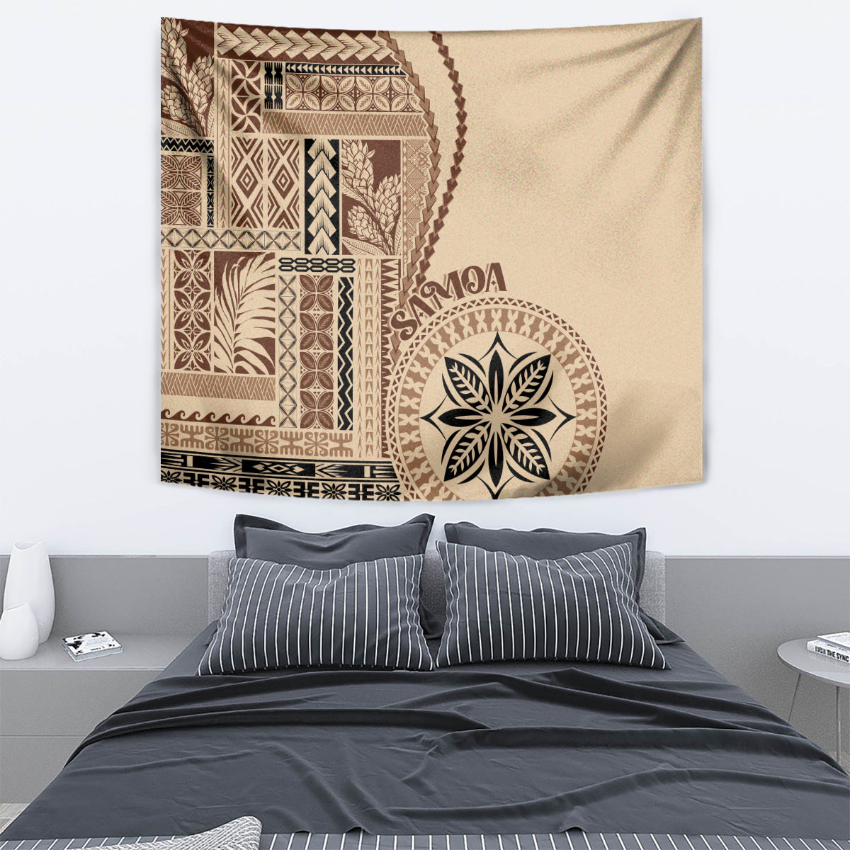 Samoa Siapo Motif Tapestry Classic Style - Wonder Print Shop