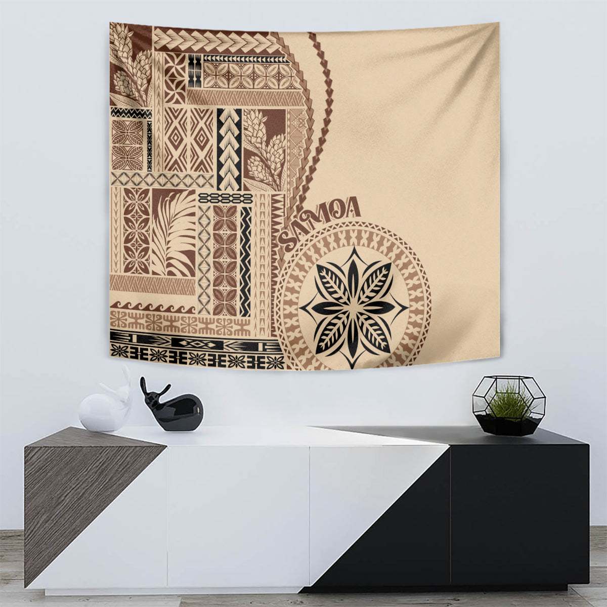 Samoa Siapo Motif Tapestry Classic Style - Wonder Print Shop