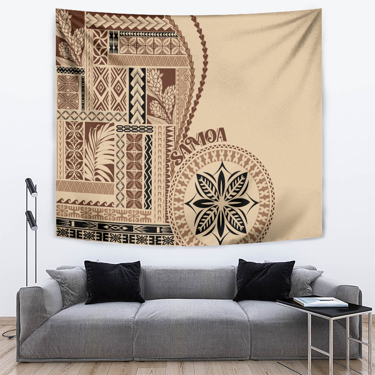 Samoa Siapo Motif Tapestry Classic Style - Wonder Print Shop