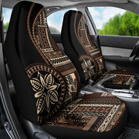 Samoa Siapo Motif Car Seat Cover Classic Style - Black Ver LT7 - Wonder Print Shop